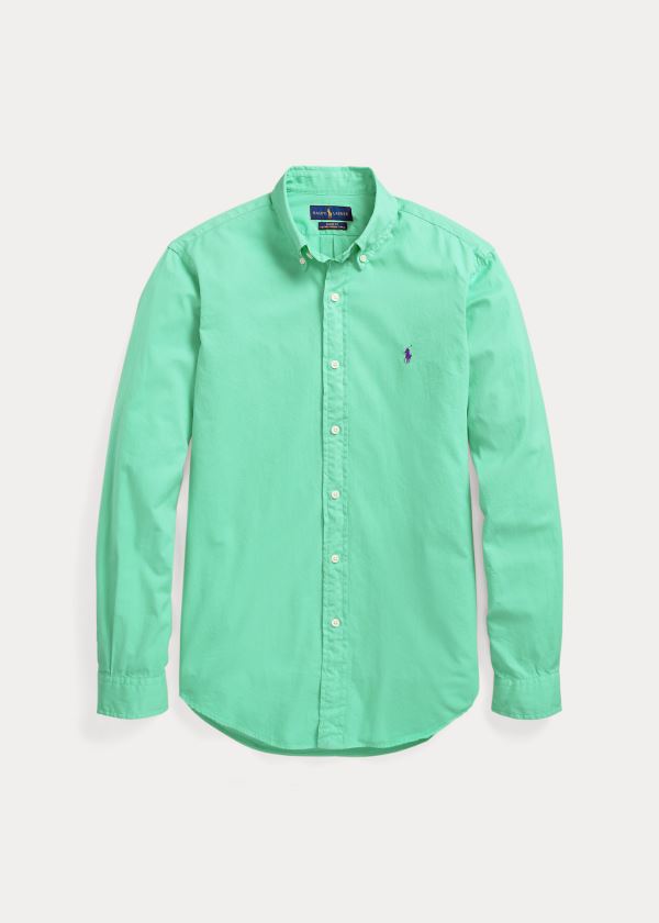 Men's Polo Ralph Lauren Garment-Dyed Oxford Shirt | 156740ZUB